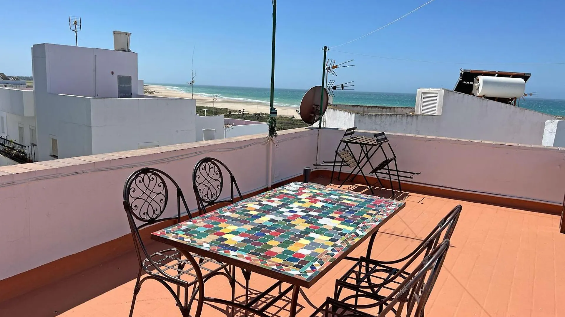 Sardinas Apartment With Roof Terrace And Sea View Conil De La Frontera